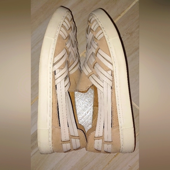 Frye Slip On Leather Weave Sneakers - Picture 4 of 4